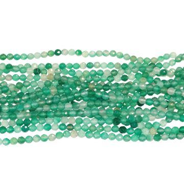 Green Agate Beads #1108