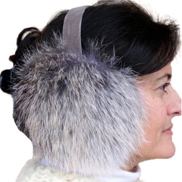 Golden Island Fox Fur Ear Muffs
