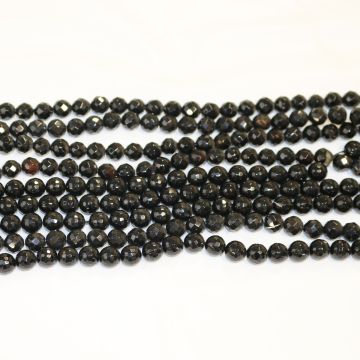 Faceted Onyx Beads #1177