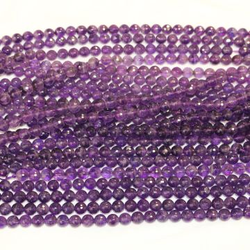 Faceted Amethyst Beads #1207