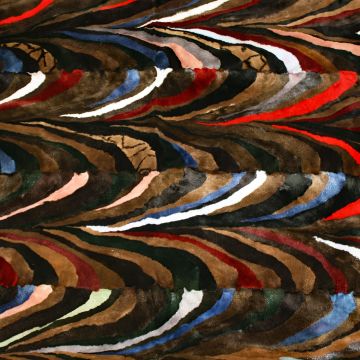 Sheared Mink Fur Blanket Plate - #2006