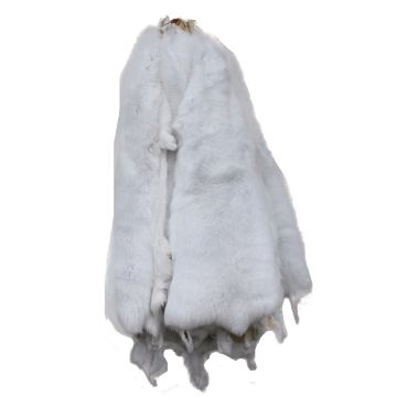 Premium Label Saga White (Blue Shadow) Fox Pelt