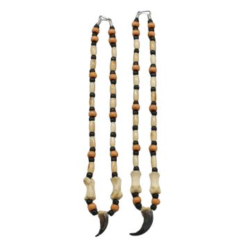 Wolf Claw and Coyote Bone Necklace #506