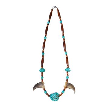 Two Bear Claws Necklace #902