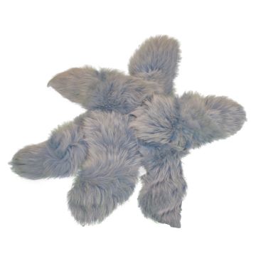 Shadow Fox Tail/keychain - Dyed Baby Blue