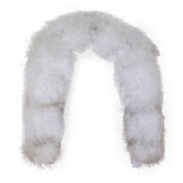 Blue Fox Fur Ruff - 28 Inches