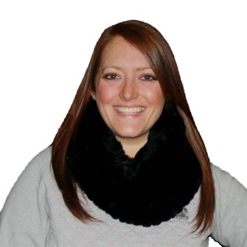 Rex Rabbit Fur Chunky Scarf - Black #4079