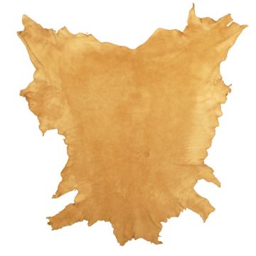 Smoked Brain Tanned Elk Leather 