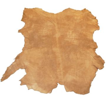 Smoked Brain Tanned Bison Leather 