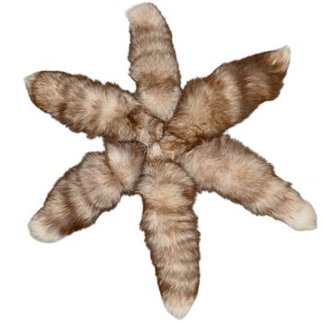 Crystal Dyed Fox Tail/Keychain