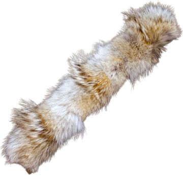 Alaskan Style Coyote Fur Ruff - 30 Inches 