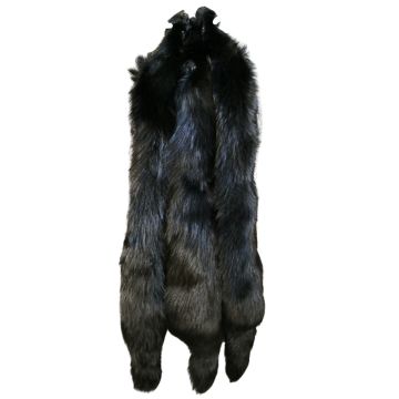 Finn Raccoon Pelt SAGA Royal - Dyed Black