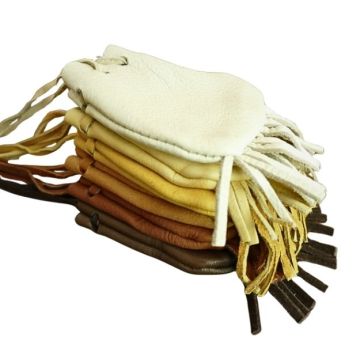 Genuine Deer Leather Fringed Bag