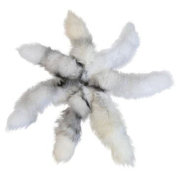 Arctic Marble Mutation Fox Tail/Keychain