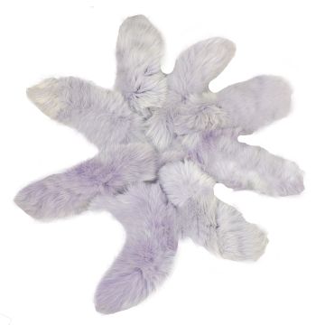 Shadow Fox Tail/Keychain - Dyed Lilac
