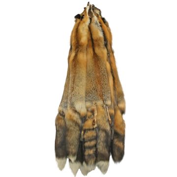 Premium Label Wild Cross Fox Fur Pelt - Pale