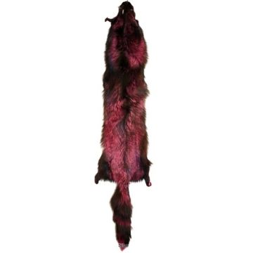 Hot Pink Dyed - Gold Label Silver Fox Pelt