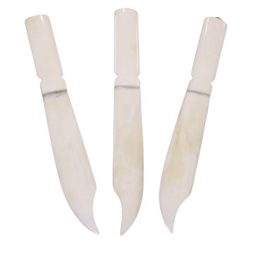 Real Bone Carved Knife