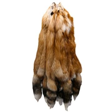Premium Label Platinum Gold Fox Fur Pelt 
