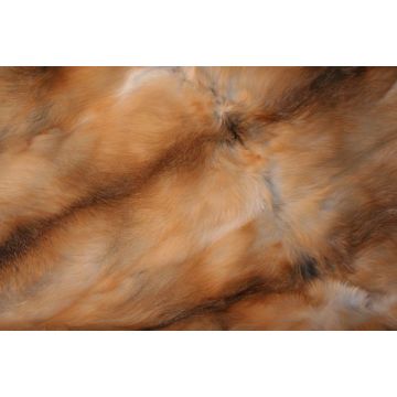 Golden Island Fox Fur Blanket 60" X 72" 