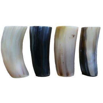 Polished Buffalo Horn Cup