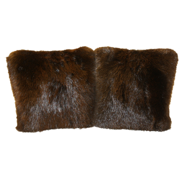 Natural Beaver Fur Pillow