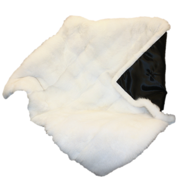 Shadow Fox Fur Blanket - 48 X 56