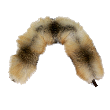 Golden Island Fox Fur Ruff - 28 Inches