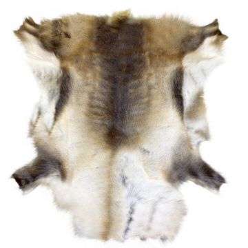 Glacier Wear Reindeer Caribou Fur Pelt Hide Skin Rug Blanket For Sale
