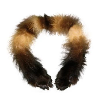 Alaskan Style Wolverine Paw Fur Ruff