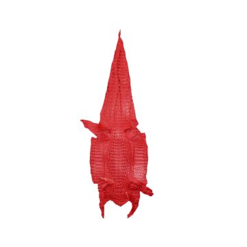 Genuine Caiman Leather - Red