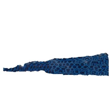 Genuine Anaconda Snake Skin - Cobalt
