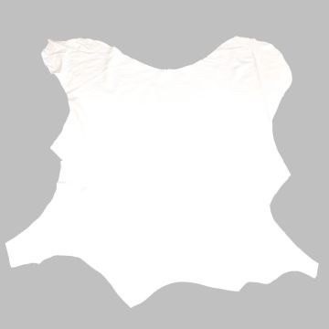 Second Quality Elk Leather - Nappa Top Grain (Bright-White - 2 oz) 