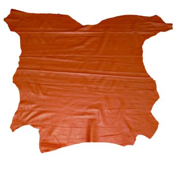 First Quality Elk Leather - Nappa Top Grain (Rust-Red)