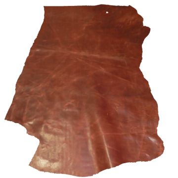 First Quality Yak Leather - Dark-Red Blend Latigo