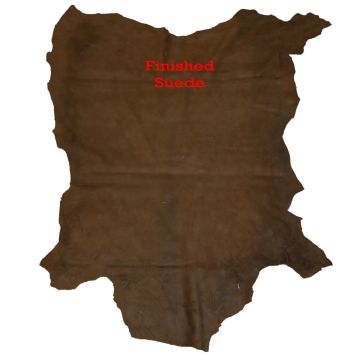 Reindeer Leather - Finished Suede (Mocha)
