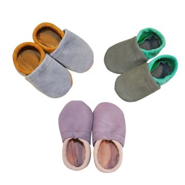 Genuine Leather Baby Moccasins/Slippers
