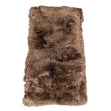 Medium Brown Sheepskin Plate