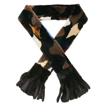 Sheared Mink Fur Scarf #12