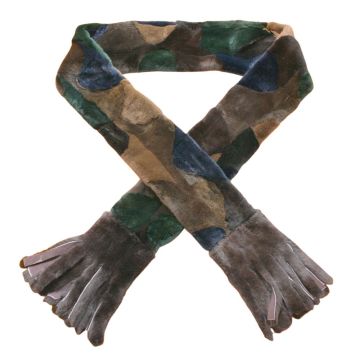 Sheared Mink Fur Scarf #13