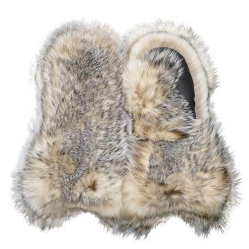 Badger Fur Mittens