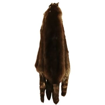 Raccoon Pelt - Natural Black 