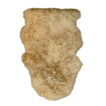 Camel Sheepskin Rug/Throw