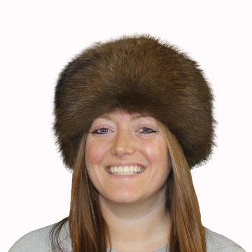 Fisher Fur Pill Box Hat