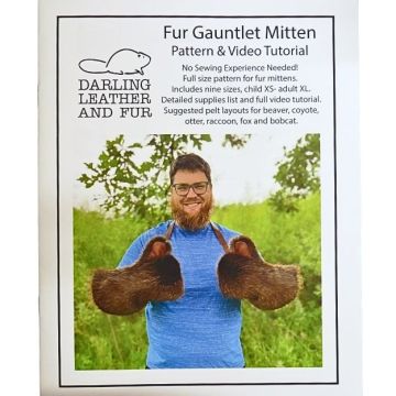 Fur Gauntlet Mitten Pattern & Video Tutorial