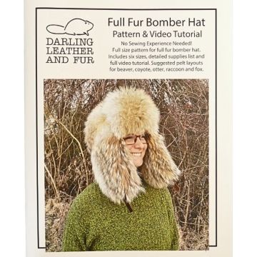 Full Fur Bomber Hat Pattern & Video Tutorial