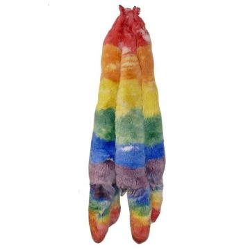Premium Label SAGA Shadow Fox Pelt - Dyed Rainbow 