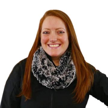 Rex Rabbit Fur Infinity Scarf - Dark Grey w/ Frosted Tips #4101