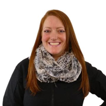 Rex Rabbit Fur Infinity Scarf - Light Grey With Frosted Tips #4097