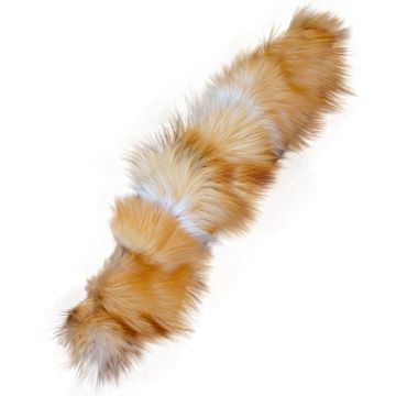 Ranch Raised Red Fox Fur Ruff - 28 Inches 